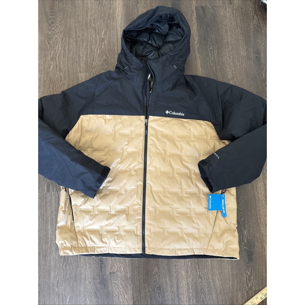 Columbia Mens Grand Trek III 650 Down Hooded Jacket Mens XXL Waterproof NEW $250